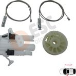 ESC Otomotiv Fiat 500 2007-On için Ön Sol Cam Kriko Tamir Seti 68070267AD
