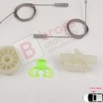 ESC Otomotiv Fiat Grande Punto Evo 199 Için Ön Sağ Cam Kriko Tamir Seti 51723317
