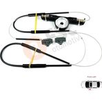 ESC Otomotiv Ford Mondeo MK3 2000-2007 4/5 Kapı 1S71F23201AB İçin Elektrikli Ön Sol Kapı Cam Kriko Tamir Seti