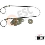 ESC Otomotiv Hyundai H 1 Starex 2 için Ön Sağ Cam Kriko Tamir Seti 82404 4H010