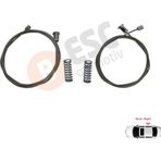 ESC Otomotiv Kia Ceed 2012-2017 İçin Arka Sağ Cam Kriko Tamir Seti 83460A2010