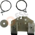 ESC Otomotiv Mercedes Sprinter MK2 VW Crafter MK1 için Ön Sağ Cam Kriko Tamir Seti A9067200146