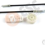 ESC Otomotiv Opel Corsa D S07 2006-2014 5-Kapı 13188491 İçin Elektrikli Ön Sağ Cam Kriko Tamir Seti