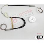 ESC Otomotiv Volvo S40 Mk1 Için Ön Sol Cam Kriko Tamir Seti 30623448