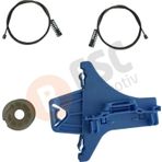 ESC Otomotiv VW Jetta MK6 A6 5C6 için Arka Sol Cam Kriko Tamir Seti 5C6839461, 1K983975