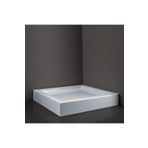 Esca 80x80 Kare Panelli Duş Teknesi H-15 Cm Yükseklik Kaliteli Sert Akrilik - Duşakabin