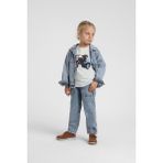 Escabel Erkek Bebek Denim Pantolon 1-5 Yaş Mavi - 4 - 5 Yaş