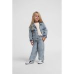 Escabel Kız Bebek Ayıcık Denim Pantolon 1-5 Yaş Mavi - 4 - 5 Yaş