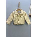 Escabel Mojo Kız Bebek 1-5 Yaş Renkli Denim Ceket Bej - 3 - 4 Yaş