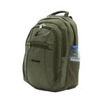 ESCAPE Laptop Bölmeli Kanvas Kumaş Outdoor Sırt Çantası Spor Çantası Haki 307