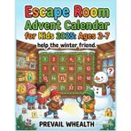 Escape Room Advent Calendar for Kids 2025: Ages 2-7: 24 days of Puzzles, Puzzles & Holiday Fun!
