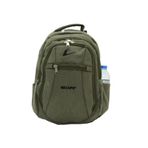 ESCAPE Unisex Haki Sırt Çantası Kanvas Kumaş Laptop Bölmeli Outdoor Çanta 307