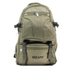 ESCAPE Unisex Kanvas Sırt Çantası, Tek Ebat, ERC2019, Haki, üniseks-yetişkin