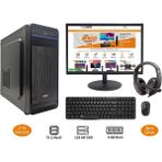 Escapelock Masaüstü İntel Core i5 2. Nesil 4 GB Ram 120 SSD Ev-Ofis-Iş Okul-Öğrenci-Ödev Bilgisayarı Set: Kasa+Monitör+Klavye +Mouse+Kulaklık