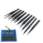 ESD Hassas Elektronik Cımbız Seti Antistatik Çelik Tweezer Set