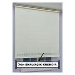 ESDEH Lazer Kesim Stor Perde - Ithal Mat Kalın Model Ekru-80x200 Cm
