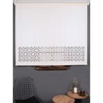 Esdeh Lazer Stor Perde - Otantik Desen - Kalın Mat Model - Beyaz/krem - 140 x 200 cm