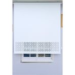Esdeh Lazer Stor Perde - Otantik Desen - Kalın Mat Model - Beyaz/krem - 200 x 200 cm