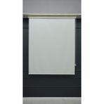 Esdeh Stor Zebra Güneşlik Perde - (EKRU/AÇIK KREM) - Mat Kalın Kumaş - DÜZ/ETEKSİZ - Alüminyum Kasa&Boru - 70 x 200 cm