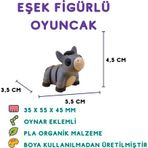 Eşek Figür - 3D Sevimli Hayvan Oyuncak
