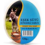 Eşek Sütü Özlü Süngerli Sabun Banyo Duş Sabunu 120 G