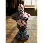 ESELYA3D God Of War / Renkli Kratos Leviathan Büst Figürü / Playstation Oyun Karakteri 15CM/FANART