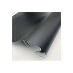 ESEMİZ MAT SİYAH Kendinden Yapışkanlı Araç Aksesuar Mobilya Kaplama Folyosu 122 Cm X 20 Cm