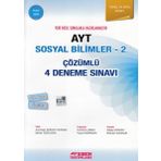 Esen Yayınları AYT Türk Dili Ve Edebiyatı Sosyal Bilimler 1 Çözümlü 4 Deneme Sınavı Mavi Seri