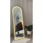 Esenhome DECOR Gold Çerçeveli Günışığı Ledli Oval Boy Aynası 60X180CM - Altın - 60 x 180 cm