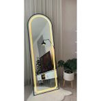 Esenhome DECOR Siyah Çerçeveli Günışığı Ledli Oval Boy Aynası 60x180cm - 60*180cm