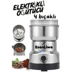 ESENLİWE Kahve & Baharat Öğütücü Paslanmaz Çelik Fişli Öğütücü - Parçalayıcı