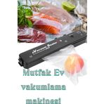 ESENLİWE Mutfak Ev Vakumlama Makinesi Gıda Koruma Plastik Torbalar Mühürleyen Paketleme Makinesi