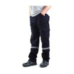 Eser-16-12 Gabardin Komando Cepli Pantolon Reflektörlü-Lacivert