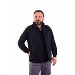 ESER - 7-7 Gabardin Polarlı Yelek - Kışlık - Lacivert