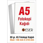 Eser A5 80 Gr 1000 Yaprak Fotokopi Kağıdı