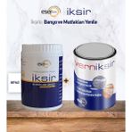 Eser Boya Iksir Fayans ve Mutfak Tezgah Boyası Seti 0,5 Lt Beyaz ( Fayans - Tezgah - Seramik - Granit )