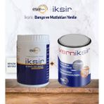 Eser Boya Iksir Fayans ve Mutfak Tezgah Boyası Seti 1 Lt Beyazın Büyüsü ( Fayans - Tezgah - Seramik - Granit ) - Kırık Beyaz
