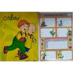 Eser Caillou A5 Hazır Kaplık 9'lü Pk.+1 Adet Okul Etiketi