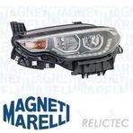 Eser Fiat Egea 2016- Far Motorlu Ledli Siyah Sol Oem No (52145166)