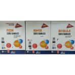Eser Hız ve Renk Yayınları Tyt Biyoloji+Fizik+Kimya Soru Bankası 3lü Set