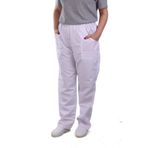 ESER İŞ GÜVENLİĞİ Eser - Alpaka Pantolon - Beli Lastikli - Beyaz