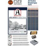 Eser kırtasiye A3 Eskiz Karakalem Başlangıç Seti