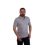 Eser - Polo Yaka Kısa Kol Penye İş Tişörtü - Cepli - Gri