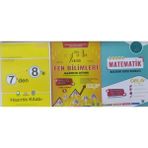 Eser Tonguç Akademi 8. Sınıf 7 Den 8 E Hazırlık Kitabı+Omage 7 Den 8 E Hazırlık Kitab Fen+Omagematematik Soru Bankası