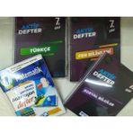 Eser Yanıt Yayınları 7. Sınıf Fen Bilimleri+Sosyal+Türkçe Aktif Defter Çanta Matematik Defter 4lü Set