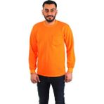 ESERIS Eser - Bisiklet Yaka Sweatshirt - Cepli - Turuncu - M