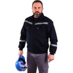 Eserıs Gabardin Astarsız Ince Mont Reflektörlü Lacivert - 3XL