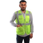 Eserıs Mühendis Tipi Ikaz Yeleği Sarı - XL