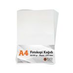 Esermatbaa Eser A4 80 Gr 100 Adet Beyaz Fotokopi Kağıdı / Kaliteli Baskı Kağıdı