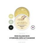 Esfolio Pirinç Özü İçeren Cam Cilt Göz Altı Maskesi Glass Skin Rice Eye Patch Hydrogel Mask